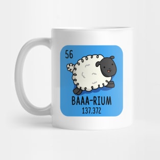 Baaarium Cute Sheep Chemistry Pun Mug